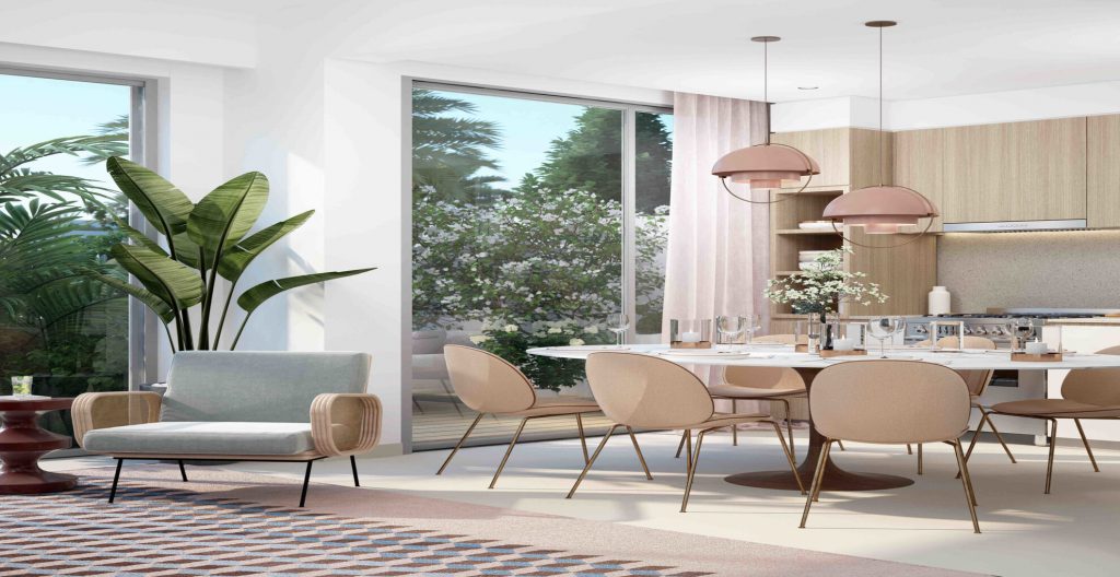 arabian ranches living room